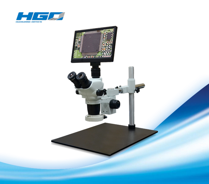 HZN(HZM)+STL2萬向支架體視視頻顯微鏡